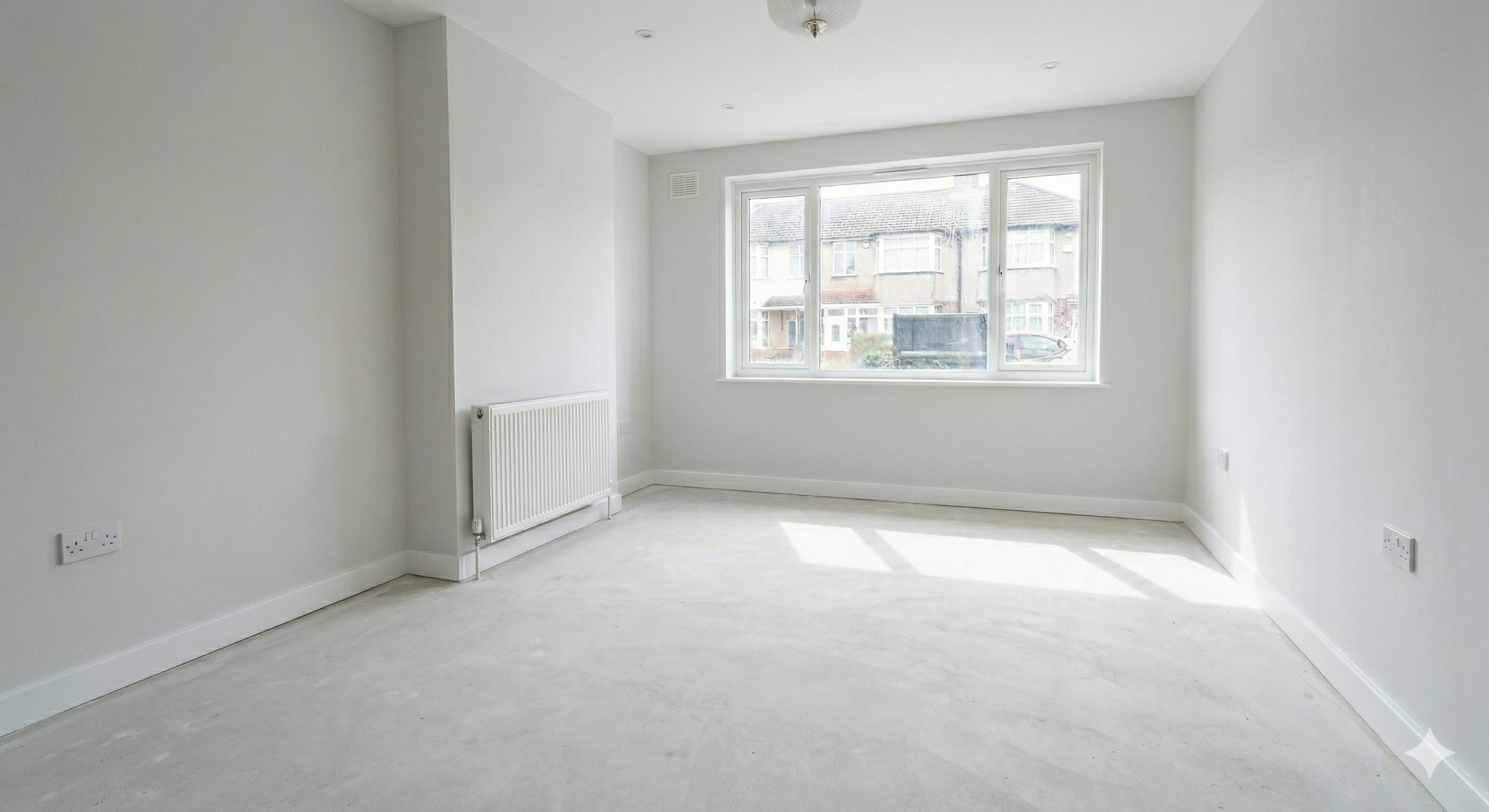 Builders sparkle cleaning after