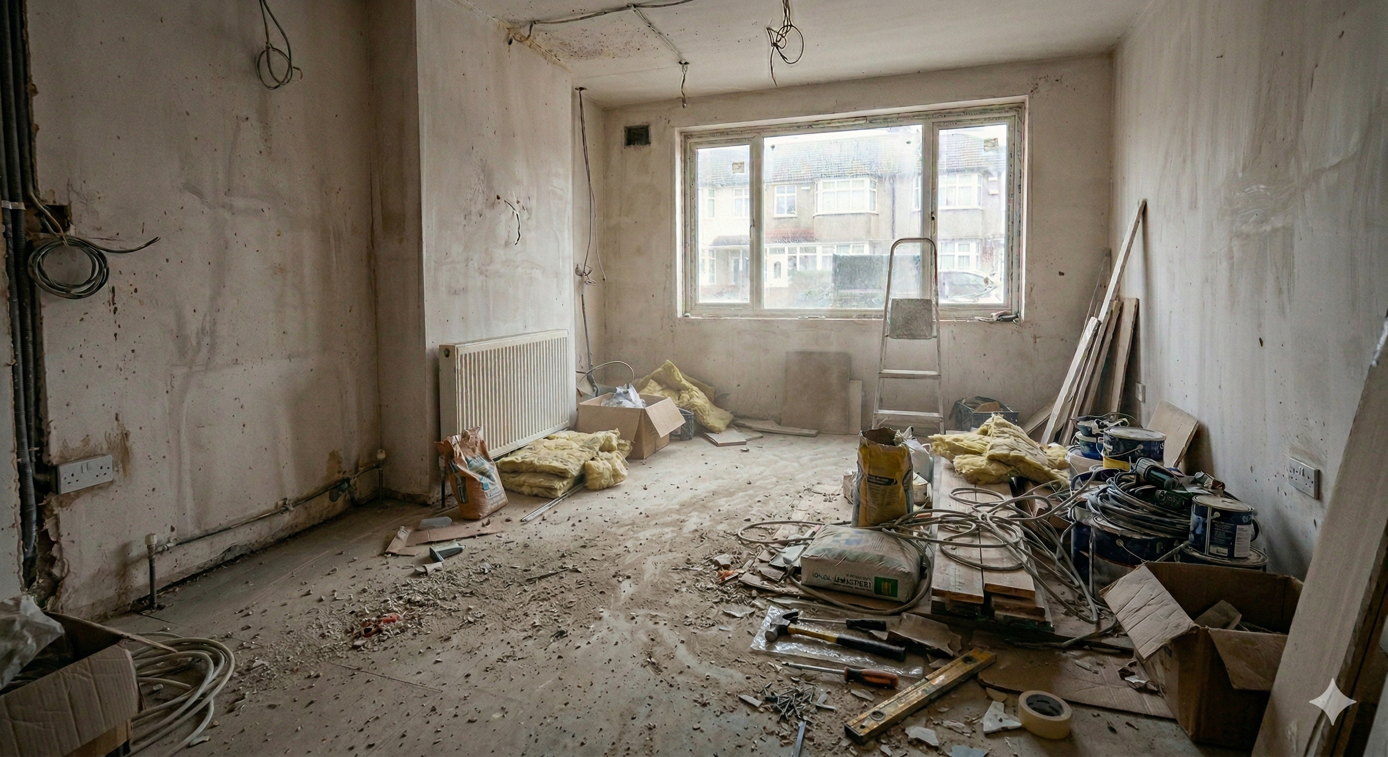 Builders sparkle cleaning before