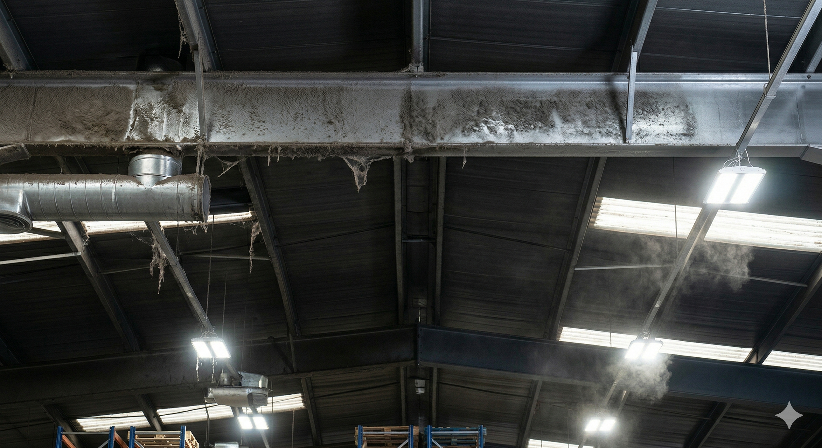 Commercial space before cleaning