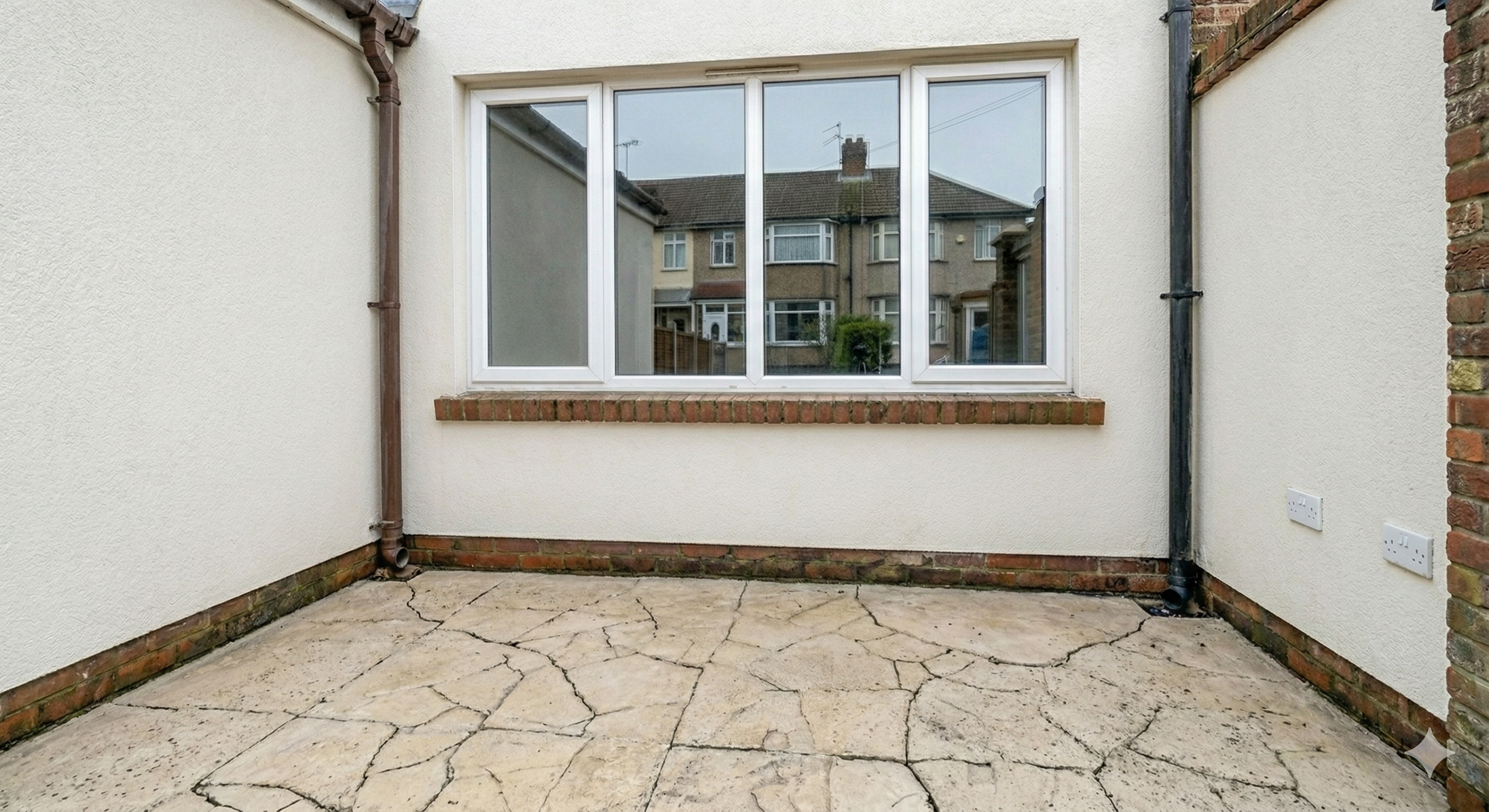 Before image of driveway